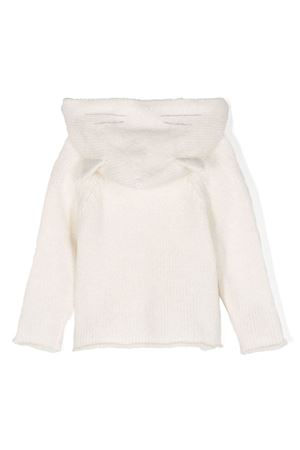 Cream white wool bland cardigan TEDDY & MINOU KIDS | I23ML004EM634100